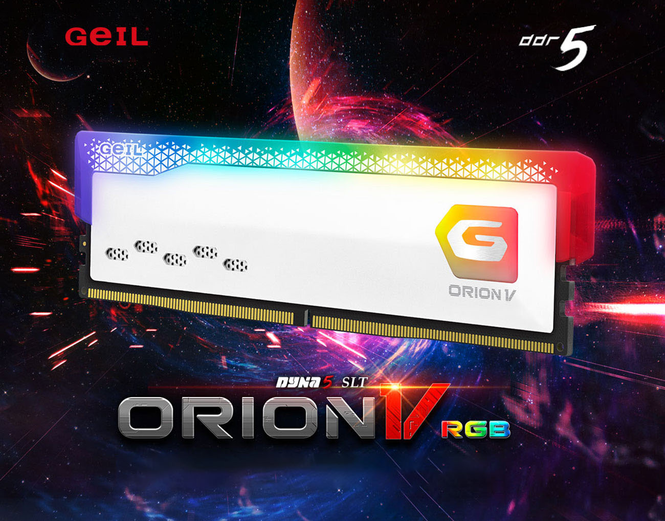 GeIL ORION RGB 32GB (2 x 16GB) 288-Pin PC RAM DDR5 5600 (PC5 44800